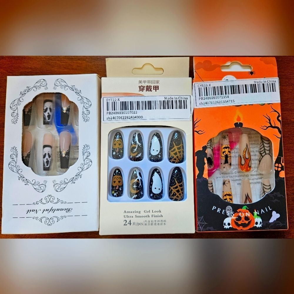 Halloween Women's Press On Nails Bundle